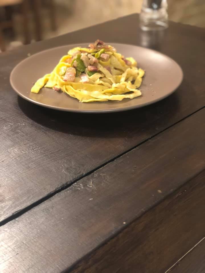 Fettuccine fave e barbazza — La Grande Quercia Montefalco